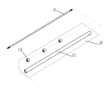 Zipper Maschinen Ersatzteil passend zu ZI-GPS252 Erweiterung #C-1