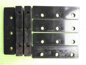 Zipper Maschinen Ersatzteil passend zu ZI-HS12TN #9,10,11 Gleitplatten Set