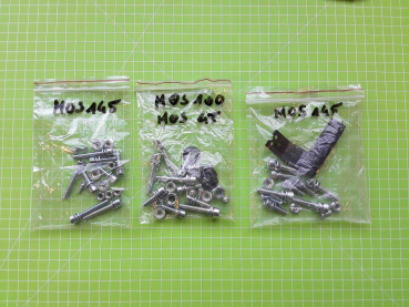 Zipper Maschinen Ersatzteil passend zu ZI-MOS100-4T Schrauben-Set